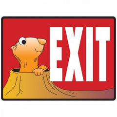 Clinton Industries Door / Wall Sign Directory Sign Clinton™ EXIT - M-533947-3607 - Each