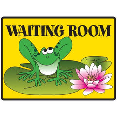 Clinton Industries Door / Wall Sign Directory Sign Clinton™ Waiting Room - M-533948-2181 - Each