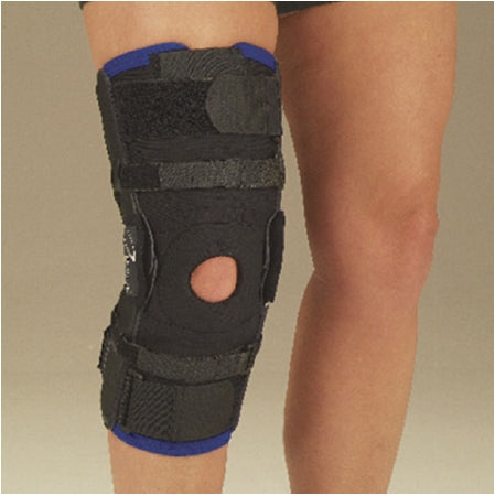 DeRoyal Knee Brace Hypercontrol® Medium Pull-On 18 to 21-1/2 Inch Circumference Left or Right Knee