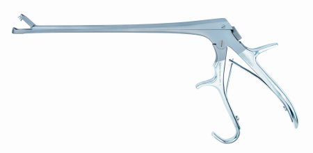 Biopsy Forceps McKesson Argent™ Tischler-Burke 7-3/4 Inch Length Surgical Grade Stainless Steel NonSterile w/Lock Pistol Grip Handle with Spring Straight 1.5 X 4.5 mm Oval Bite - M-535538-3995 - Each