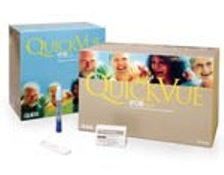 Quidel Colorectal Cancer Screening Control Set QuickVue® iFOB Fecal Occult Blood Test (FOBT) Positive Level / Negative Level 2 Vials