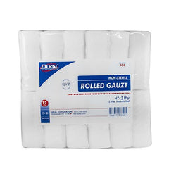 Dukal Conforming Bandage Dukal™ Cotton 2-Ply 4 Inch X 5 Yard Roll Shape NonSterile