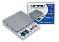 Detecto Scale Food / Lab Scale Detecto® Digital LCD Display 4 lbs. Capacity AC Adapter / Battery Operated