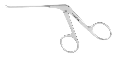 Miltex Micro Ear Forceps MeisterHand® 3-1/4 Inch Length Surgical Grade German Stainless Steel NonSterile NonLocking Finger Ring Handle Straight Serrated Alligator Jaws - M-537789-3824 - Each