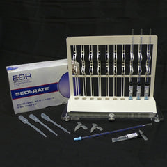 Globe Scientific Test Starter Kit Sedi-Rate™ Autozero Westergren Erythrocyte Sedimentation Rate (ESR) Whole Blood Sample 100 Tests