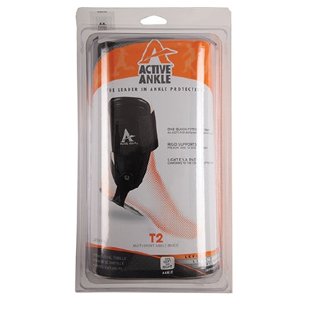 Cramer Products Ankle Support T2 Active Ankle® Large Hook and Loop Closure Male 12-1/2 to 16 / Female 13-1/2 to 16 Left or Right Foot