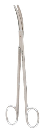 Miltex Dissecting Scissors Miltex® Lilly 7-1/2 Inch Length OR Grade German Stainless Steel NonSterile Finger Ring Handle Strongly Curved Blade Blunt Tip / Blunt Tip - M-539917-1875 - Each