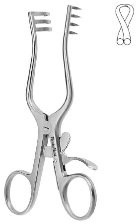 Retractor MeisterHand 5-1/2 Inch Length OR Grade