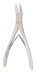 Miltex Bone Cutting Forceps Ruskin 7-1/2 Inch Length Surgical Grade Stainless Steel NonSterile NonLocking Spring Handle Angled Cutting Tip - M-540005-1147 - Each