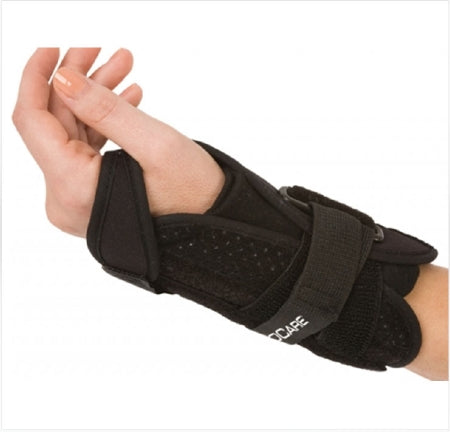 DJO Wrist Brace ProCare® Quick-Fit® Felt / Nylon Left Hand Black One Size Fits Most