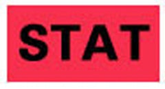Precision Dynamics Pre-Printed Label Barkley® Advisory Label Red Stat Black Alert Label 1/2 X 1 Inch - M-543037-4205 - Box of 1