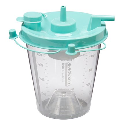 Bemis Healthcare Suction Canister Hi-Flow 800 mL Float Valve Shut-Off ...