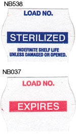 Steris Pre-Printed Label Barkley® Communication Fill In Blue / White Sterilized Load No. Blue Sterilization Label - M-545746-4945 - Box of 1