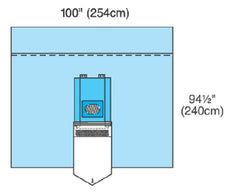 Cardinal Surgical Drape Neurological Drape 100 W X 95 L Inch Sterile