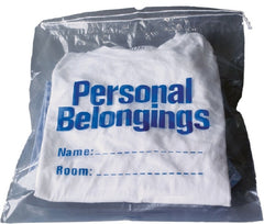 New World Imports Patient Belongings Bag 17 X 20 Inch Drawstring Closure Clear - M-547754-4865 - Case of 5