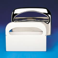 Lagasse Toilet Seat Cover Dispenser Chrome Plastic 250 Count Wall Mount - M-548380-1835 - Each