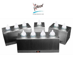 Ideal Medical Services Bottle Warmer Ideal 8 oz., Stainless Steel