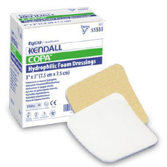 Cardinal Foam Dressing Kendall™ 3 X 3 Inch Square Non-Adhesive without Border Sterile