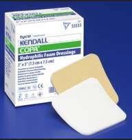 Cardinal Foam Dressing Kendall™ 6 X 6 Inch Square Adhesive with Border Sterile