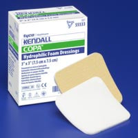 Cardinal Foam Dressing Kendall™ 8 X 8 Inch Square Non-Adhesive without Border Sterile