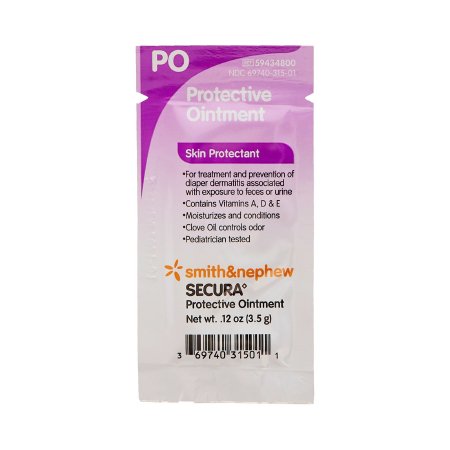 Smith & Nephew Skin Protectant Secura™ 3.5 Gram Individual Packet Scented Ointment