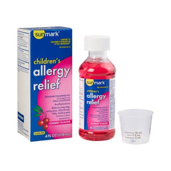 Children's Allergy Relief sunmark® 12.5 mg / 5 mL Strength Liquid 4 oz.