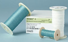 Suture without Needle Deknatel Tevdek® Braided Polyester Nonabsorbable Coated Size 1 18 Inch Suture