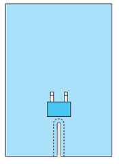 Cardinal DRAPE, EENT SPLIT SHEET (8/CS)