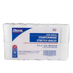 Dukal Conforming Bandage Dukal™ Polyester / Rayon 1-Ply 2 Inch X 4-1/10 Yard Roll Shape NonSterile