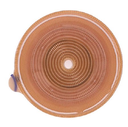 Coloplast Ostomy Barrier Assura® AC Easiflex® Pre Cut, Standard Wear Adhesive Coupling 50 mm Flange Red Code System 1-1/8 Inch Opening