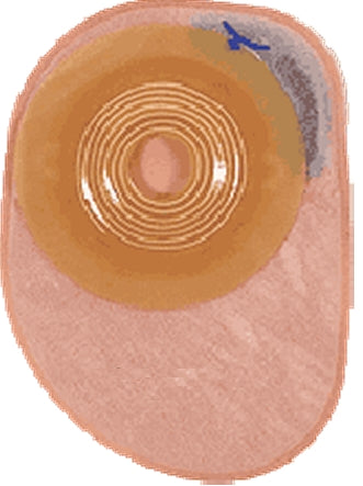 Coloplast Colostomy Pouch Assura® One-Piece System 7 Inch Length, Midi 1-3/8 Inch Stoma Closed End Flat, Pre-Cut