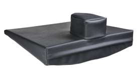 Alimed Wedge Seat Cushion with Pommel AliMed® Sit-Straight™ 18 W X 16 D Inch Foam