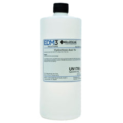 EDM 3 LLC Chemistry Reagent Hydrochloric Acid ACS Grade 3.65% / 1.0 N 32 oz.