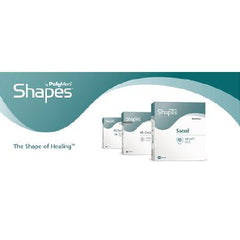 Ferris Manufacturing Foam Dressing PolyMem® Shapes® 2 X 3 Inch Oval Adhesive with Border Sterile