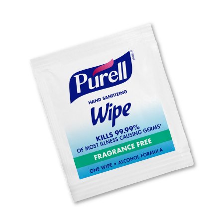 GOJO Hand Sanitizing Wipe Purell® 4,000 Count Ethyl Alcohol Wipe Individual Packet