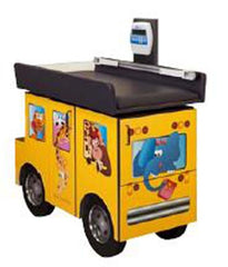 Clinton Industries Pediatric Exam Table with Scale Fun Series Fixed Height 40 lbs. Weight Capacity