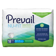 First Quality Unisex Adult Incontinence Brief Prevail® Nu-Fit® Large Disposable Heavy Absorbency - M-554695-3760 - Pack of 1