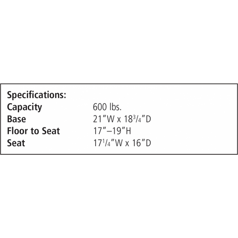 Bariatric Bath Seat with Brace