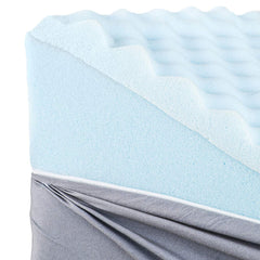 HealthSmart 12" Premium Foam Bed Wedge, Blue Moroccan AM-555-8038-2400