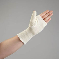 Patterson Medical Supply Splint Liner Rolyan® Size 1, 3 X 6 Inch, Thumb Spica, Ply Stockinette, Soft Cotton, Reusable, 10/PK