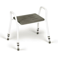 Shower Stool with Arm Supports: Soft Seat