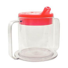 Patterson Medical Supply Graduated Drinking Mug Independence 10 oz. Clear Polycarbonate Reusable
