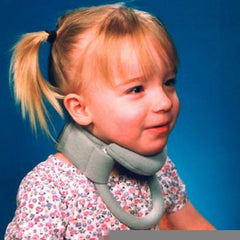 Patterson Medical Supply Rigid Cervical Collar Headmaster™ Adjustable Shape Frame Adult Medium One-Piece / Trachea Opening Adjustable Height