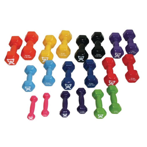 CanDo Standard Weight Dumbbell Set (20 pieces)