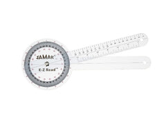 Patterson Medical Supply Goniometer EZ Read Jamar® Plastic 12-1/2 Inch 0 - 180 Degree and 0 - 360 Degree in 1 Degree Increment
