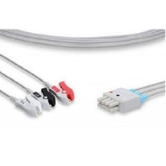 Nihon Kohden America Electrode Clip 3-Lead, Grabber, Aha, 8 Pin Socket - M-556162-1218 - Each