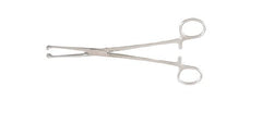 Miltex Tissue Forceps Miltex® Allis 7-1/4 Inch Length OR Grade German Stainless Steel NonSterile Ratchet Lock Finger Ring Handle Straight Double Row of Atraumatic Teeth - M-557231-4504 - Each