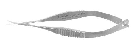 Miltex Capsulotomy Scissors MeisterHand® Vannas 3-1/4 Inch Length Surgical Grade Stainless Steel NonSterile Finger Ring Handle Curved Sharp Tip / Sharp Tip - M-558389-4227 - Each