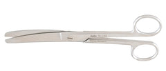 Miltex Abdominal Scissors Miltex® Doyen 7 Inch Length OR Grade German Stainless Steel NonSterile Finger Ring Handle Curved Blade Blunt Tip / Blunt Tip - M-560564-3558 - Each