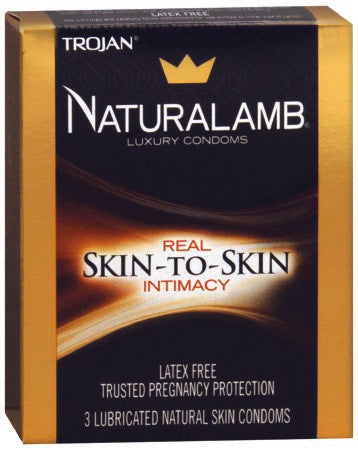 Armkel LLC Condom Trojan® Naturallamb® Lubricated 3 per Box